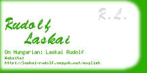 rudolf laskai business card